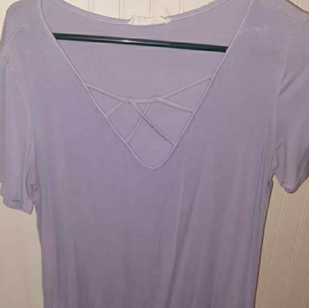 Purple boutique top